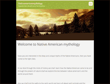 Tablet Screenshot of nativeamericanmythology.webnode.com