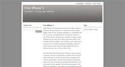 Desktop Screenshot of freeiphone5.webnode.com