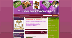 Desktop Screenshot of cachorrocachorrinhos.webnode.com.br