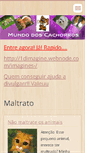 Mobile Screenshot of cachorrocachorrinhos.webnode.com.br