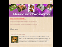 Tablet Screenshot of cachorrocachorrinhos.webnode.com.br