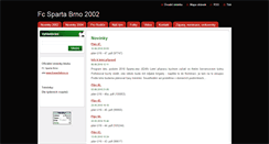 Desktop Screenshot of fcspartabrno2002.webnode.cz