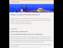 Tablet Screenshot of fontana-centrum.webnode.cz