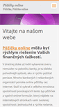 Mobile Screenshot of pozicky-cez-internet.webnode.sk