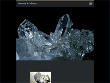 Tablet Screenshot of mineralsecollectors.webnode.com