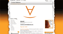 Desktop Screenshot of cursosbalance.webnode.com.br