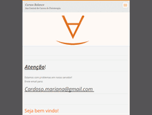 Tablet Screenshot of cursosbalance.webnode.com.br