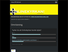 Tablet Screenshot of onlinekyrkan.webnode.com