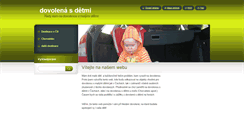 Desktop Screenshot of dovolenasdetmi.webnode.cz