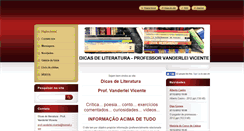 Desktop Screenshot of dicasdeliteratura.webnode.com