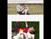 Tablet Screenshot of lovelybullpupsbasket.webnode.com