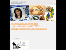 Tablet Screenshot of accesoriosparadamacuarzocom.webnode.mx