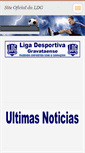 Mobile Screenshot of ligadesportivagravataense.webnode.com.br