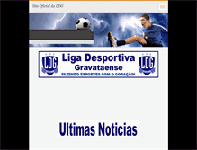 Tablet Screenshot of ligadesportivagravataense.webnode.com.br