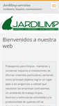 Mobile Screenshot of jardilimp-servicios.webnode.cl