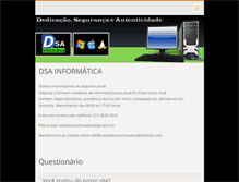 Tablet Screenshot of dsainformaticavirtual.webnode.com.br