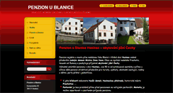 Desktop Screenshot of penzionublanice.webnode.cz