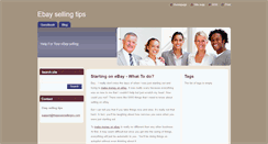 Desktop Screenshot of ebaysellingtips.webnode.com
