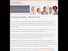 Tablet Screenshot of ebaysellingtips.webnode.com