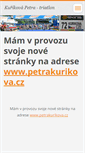 Mobile Screenshot of kurikovapetra.webnode.cz