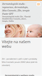 Mobile Screenshot of dermatologickestudio.webnode.cz