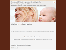Tablet Screenshot of dermatologickestudio.webnode.cz