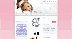 Desktop Screenshot of escolaarco-iris.webnode.com.br