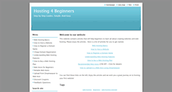 Desktop Screenshot of hosting4beginners.webnode.com