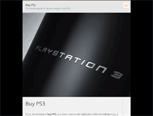 Tablet Screenshot of buyps3.webnode.com