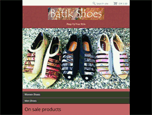 Tablet Screenshot of batikshoes.webnode.com