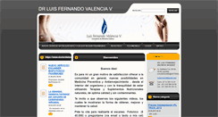 Desktop Screenshot of drluisfvalenciav.webnode.com