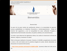 Tablet Screenshot of drluisfvalenciav.webnode.com