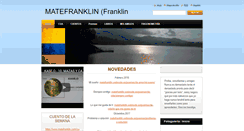 Desktop Screenshot of matefranklin.webnode.es
