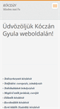 Mobile Screenshot of koczan.webnode.hu