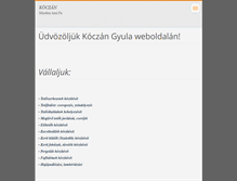 Tablet Screenshot of koczan.webnode.hu