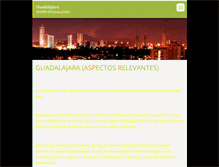 Tablet Screenshot of guadalajara.webnode.com