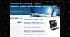 Desktop Screenshot of internettelevision.webnode.com