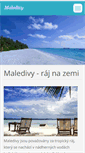 Mobile Screenshot of maledivy.webnode.cz