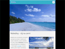 Tablet Screenshot of maledivy.webnode.cz
