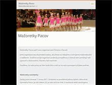 Tablet Screenshot of mazoretkypacov.webnode.cz