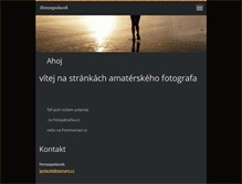 Tablet Screenshot of honzapolacek.webnode.cz