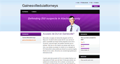 Desktop Screenshot of gainesvilleduiattorneys.webnode.es