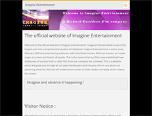 Tablet Screenshot of imagine-ent.webnode.com