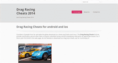 Desktop Screenshot of drag-racing-cheats.webnode.com