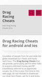 Mobile Screenshot of drag-racing-cheats.webnode.com