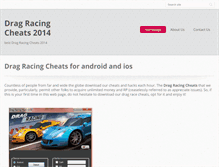 Tablet Screenshot of drag-racing-cheats.webnode.com