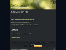 Tablet Screenshot of bystrikovaskolicka.webnode.sk