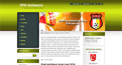 Desktop Screenshot of ofk-golianovo.webnode.sk