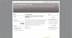 Desktop Screenshot of carmaintenancetips.webnode.com