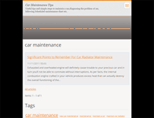 Tablet Screenshot of carmaintenancetips.webnode.com